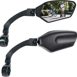 Adjustable Handlebar Bike Mirrors, Left & Right Bicycle Mirror Set