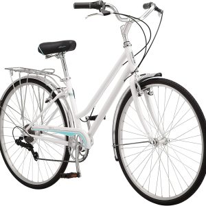 Schwinn Wayfarer Hybrid Bike, 700c Mens and Womens Bike, 7-Speed Hybrid Bicycle, Retro Steel Frame, Front and Rear Linear Pull Brakes, Fenders, Cargo Space, Adult Bicycle
