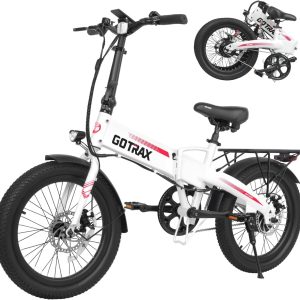 Gotrax R1 20" Folding Electric Bike for Adults, Max 40 Miles & 20Mph Speed