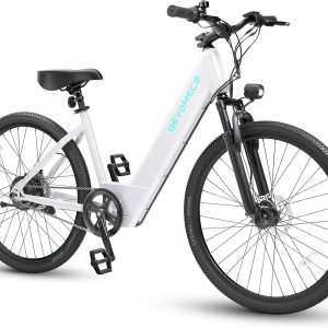 Electric Bike for Adults,500W Ebike for Women,20MPH Commuter Electric Bicycle with 12/15.6Ah Battery,Up to 60/75 Miles,Disc Brake Electric Bike,Suspension E Bike,UL 2849 Certified