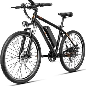 Jasion EB5 Electric Bike for Adults 26" tire with 1000W Peak Motor