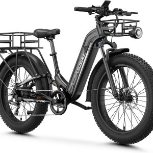 Aipas M1 Pro Electric Bike for Adults, 26 x 4 Fat Tires, 48V 17.5Ah Battery