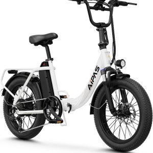 Aipas A2/A4 Folding Electric Bike for Adults,20"Fat Tire Step-Through Ebike