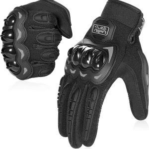 COFIT Motorcycle Gloves Breathable, Touchscreen Motorbike Gloves Anti-Slip with Good Grip Hard Knuckles Protection for Men Women Motocross, BMX ATV MTB Cycling, Road Racing