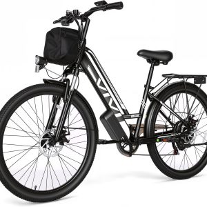 Vivi Electric Bike for Adults 500W Commuter Ebike, 26" Electric City Cruiser Bicycle 19.8MPH Ebikes for Adults with 48V Removable Battery, Up to 50 Miles