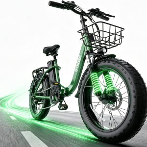 1800W Foldable Electric Bike for Adults, UL2849 Certified